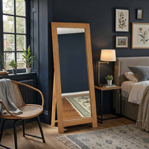 Solid Oak : Khung Gương Gỗ Sồi Toàn Thân - H1m6